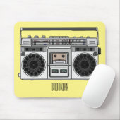 ラジオ漫画イラストレーション マウスパッド (マウス)