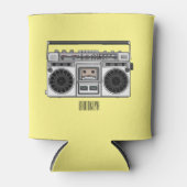 ラジオ漫画イラストレーション 缶クーラー (正面)