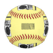 ラジオ漫画イラストレーション 野球ボール (正面)