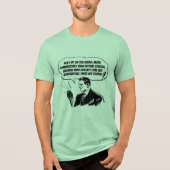 ラジオ現実主義:アドポカリプスを受け入れる トライブレンドTシャツ (正面)