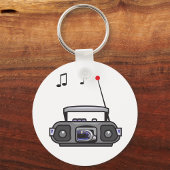 ラジオ遊の音楽キーチェーン キーホルダー