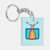 （ラジオ[静的）蛾] キーホルダー (正面左)