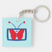 （ラジオ[静的）蛾] キーホルダー (裏面)