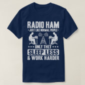 ラジオHAMアマチュア無線オペレーターHam Radio Tシャツ (デザイン正面)