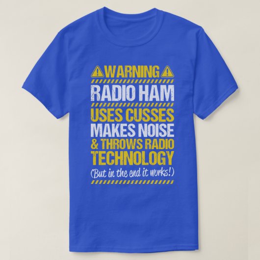 ラジオHamアマチュア無線操縦士Ham Radio (10) Tシャツ (デザイン正面)