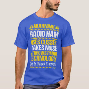 ラジオHamアマチュア無線操縦士Ham Radio (10) Tシャツ