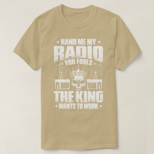 ラジオHamアマチュア無線操縦士Ham Radio (12) Tシャツ (デザイン正面)