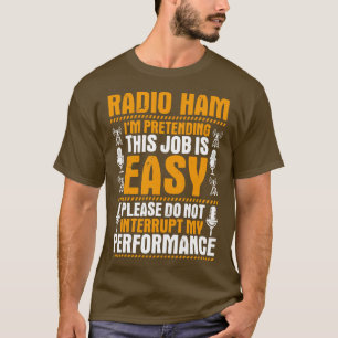 ラジオHamアマチュア無線操縦士Ham Radio (17) Tシャツ