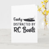 ラジオRCボートモデル カード (黄色い花)