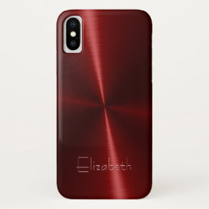 ラジカッコいいアル鋼の光沢 iPhone X ケース