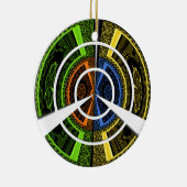 ラジカラフルアルアートプリント セラミックオーナメント (右)