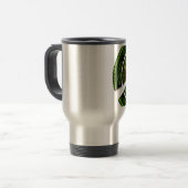 ラジカラフルアルアートプリント トラベルマグ (正面左)