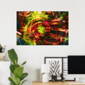 ラジカルアート43プリント ポスター (ホームオフィス)