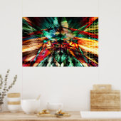 ラジカルアート46プリント ポスター (キッチン)