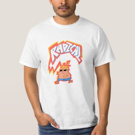 ラジカルイエローの髪の男 Tシャツ (正面)