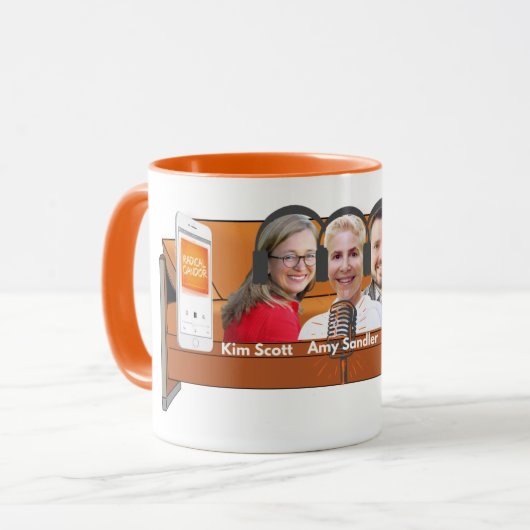 ラジカルキャンドルポッドキャストコーヒーマグ マグカップ (正面左)