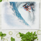 ラジカルサーファー1Bキッチンタオル キッチンタオル (折り畳み)