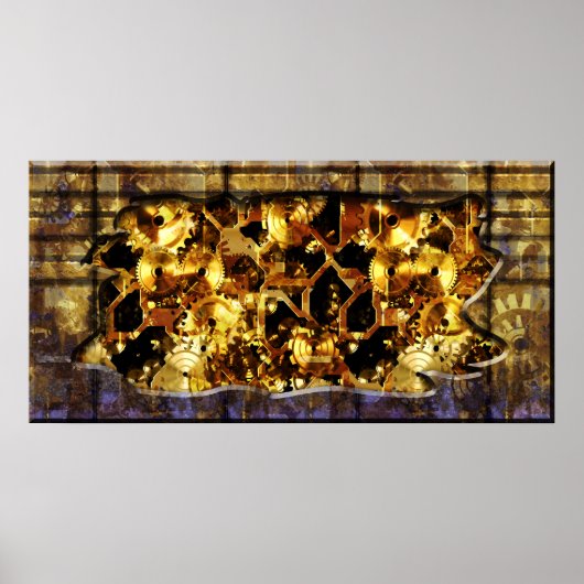 ラジカルスチームパンク4プリント ポスター (正面)