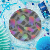 ラジカルレトロ虹： ペーパープレート (パーティー)