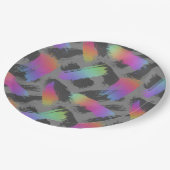 ラジカルレトロ虹： ペーパープレート (アングル)