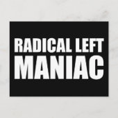 ラジカ離れルマニおもしろいアク型アンチ切り込み ポストカード (正面)