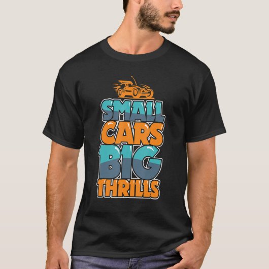 ラジコン好きのためのRCカーレースファン Tシャツ (正面)