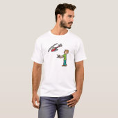 ラジコン ヘリコプター フライング Tシャツ (正面フル)