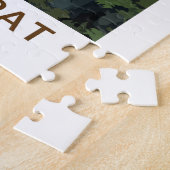 ラジャアンパットインドネシアボートトラベルアートヴィンテージ ジグソーパズル (側面)