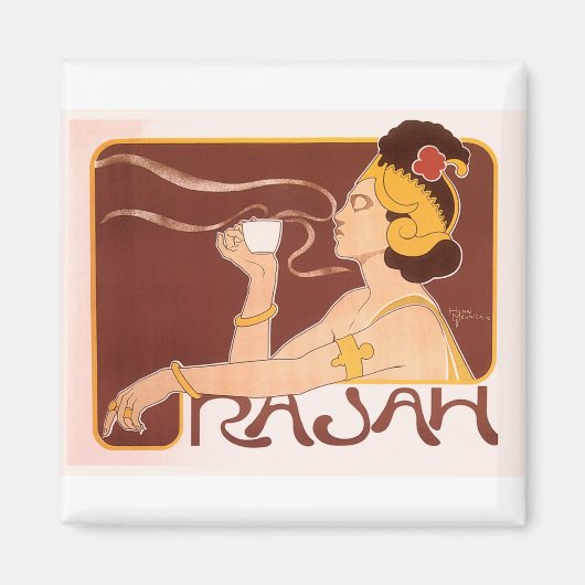 ラジャコーヒー マグネット (正面)