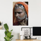 ラジャシュタ伝統的ンジュエリー ポスター (ホームオフィス)