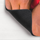 ラジャスタン女性の手の近く マウスパッド (コーナー)