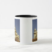 ラジャスタン、インドAの女性が立ち止まり マグカップ (中央)