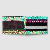 ラジャスモダンタンラックジュエリー結婚ズ ゲストブック (全面)