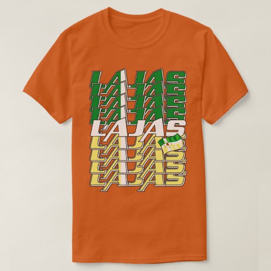ラジャズカスケード文字3 Tシャツ (デザイン正面)