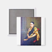 ラジャラヴィヴァルマポートレートオブアウーマン マグネット (正面/裏面)