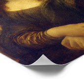 ラジョコンデポートレートデモナリザ – レオナルド・デ・ヴィ ポスター (角)