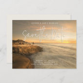 ラジョラウェディング日付ポストカードを保存 ポストカード (正面/裏面)