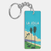 ラジョラカリフォルニアトラベルアートヴィンテージ キーホルダー (正面左)