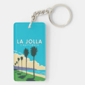 ラジョラカリフォルニアトラベルアートヴィンテージ キーホルダー (裏面)