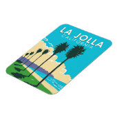 ラジョラカリフォルニアトラベルアートヴィンテージ マグネット (左側)