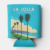 ラジョラカリフォルニアトラベルアートヴィンテージ 缶クーラー (裏面)