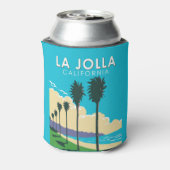 ラジョラカリフォルニアトラベルアートヴィンテージ 缶クーラー (缶裏面)