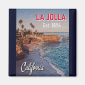 ラジョラカリフォルニアヴィンテージパームツリーズお土産 マグネット (正面)