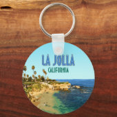 ラジョラコーブビーチサンディエゴカリフォルニアヴィンテージ キーホルダー (正面)