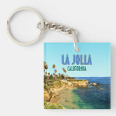 ラジョラコーブビーチサンディエゴカリフォルニアヴィンテージ キーホルダー (正面)