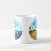 ラジョラコーブビーチサンディエゴカリフォルニアヴィンテージ コーヒーマグカップ (中央)