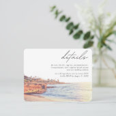 ラジョラコーブビーチ結婚式詳細エンクロージャカード エンクロージャーカード (スタンド正面)