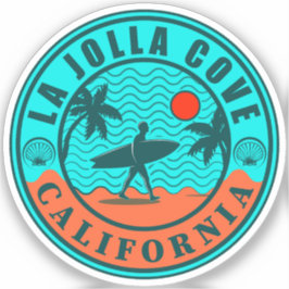 ラジョラコーヴサンディエゴカリフォルニアのお土産 シール