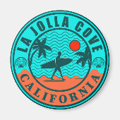 ラジョラコーヴサンディエゴカリフォルニアのお土産 マグネット (正面)