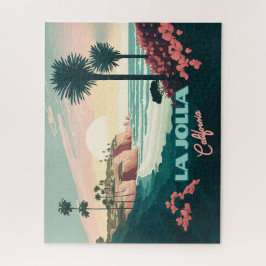 ラジョラコーヴサンディエゴカリフォルニアレトロ ジグソーパズル